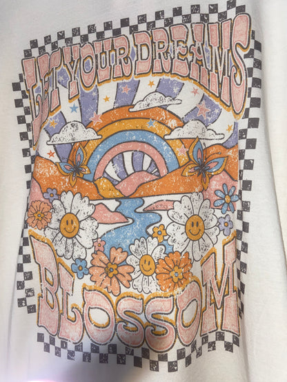 Let Your Dreams Blossom Oversized Tee